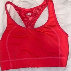 Sport bra/ old navy/ pink/ S